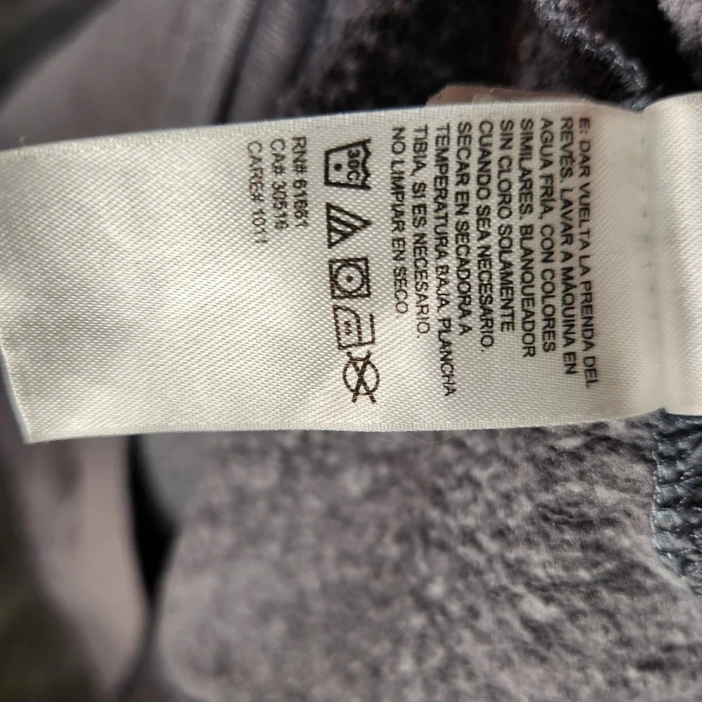 The North Face Hoodie XLG Hthr Grey Backyard Project USA Map Sweatshirt‎ Unisex